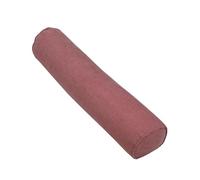 Coussin Rond Accoudoir pour Canapé Cylindrique Lit Extension Oreiller Amovible Tête de Lit Support de Table de Nuit Protection Rose Doux (100x20cm)