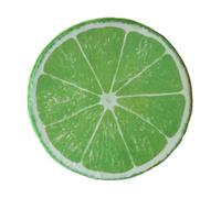Coussin rond de fruits 3D rembourré avec motif de Kiwi-Orange-Citron-Water, pour la maison