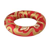 Vivezen - Coussin rond en brocart de soie pour bol chantant tibétain - diam 9 cm