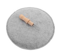Coussin Rond en Feutre Épais pour Feutrage à L'Aiguille, 1 Set | Réduit la Casse des Aiguilles, Amortit les Impacts, Limite le Glissement, pour Animaux, Poupées et Loisirs Créatifs
