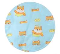 Coussin rond en gel rafraîchissant pour chiens et chats, garde vos animaux de compagnie au frais et à l'aise pendant les journées chaudes (A 30 cm)