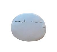 Coussin rond en peluche avec inscription « That Time I Got Reincarnated as a Slime »