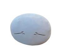 Coussin rond en peluche avec inscription « That Time I Got Reincarnated as a Slime »