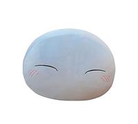 Coussin rond en peluche avec inscription « That Time I Got Reincarnated as a Slime »