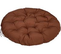 Coussin Rond Épais pour Fauteuil Suspendu - Coussin De Siège De Jardin Confortable Et Doux - Antidérapant Et Facile À Nettoyer pour Usage Intérieur Et Extérieur(Deep Coffee,Oval 59" x 43")