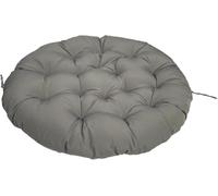Coussin Rond Épais pour Fauteuil Suspendu - Coussin De Siège De Jardin Confortable Et Doux - Antidérapant Et Facile À Nettoyer pour Usage Intérieur Et Extérieur(Dark Gray,Round 24")