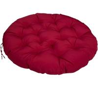 Coussin Rond Épais pour Fauteuil Suspendu - Coussin De Siège De Jardin Confortable Et Doux - Antidérapant Et Facile À Nettoyer pour Usage Intérieur Et Extérieur(Wine Red,Round43)