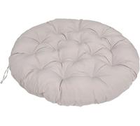 Coussin Rond Épais pour Fauteuil Suspendu - Coussin De Siège De Jardin Confortable Et Doux - Antidérapant Et Facile À Nettoyer pour Usage Intérieur Et Extérieur(Light Gray,Round 36")