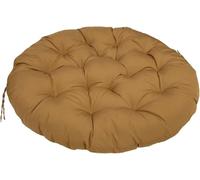 Coussin Rond Épais pour Fauteuil Suspendu - Coussin De Siège De Jardin Confortable Et Doux - Antidérapant Et Facile À Nettoyer pour Usage Intérieur Et Extérieur(Light Coffee,Round 32")