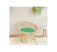 vidaXL Coussin rond 361945 Vert Ø 60 x 11 cm Tissu Oxford