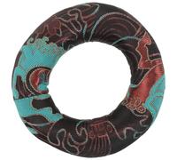 Coussin Rond Népalais pour Bol Chantant Tibétain, Antidérapant | Tissu Léger, Structure Creuse en Anneau, Réduit le Bruit, pour Studios de Yoga et Espaces de Contemplation