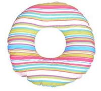 Coussin rond post natal bandes du couleur 1 Multicolore G