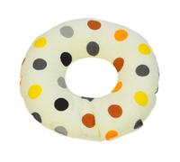 Coussin rond post natal boules d'automne Multicolore