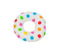 Coussin Rond Post Natal Boules De Printemps + Blanc