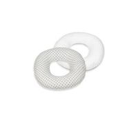 Coussin Rond Post Natal Carreaux Gris Blanc