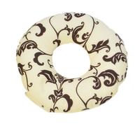 Coussin Rond Post Natal Dessin Floral Clair