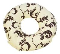 Coussin Rond Post Natal Dessin Floral Clair