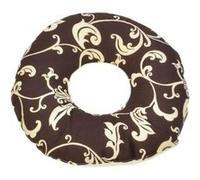 Coussin Rond Post Natal Dessin Floral Sombre