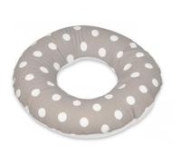 Coussin rond post natal pois de gris