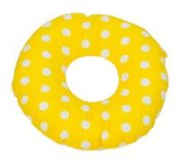 Coussin Rond Post Natal Pois De Jaune