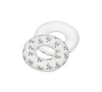 Coussin rond post natal Renards blanc Multicolore