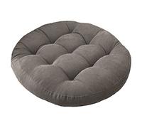 Coussin Rond Pouf Exterieur Impermeable Galette De Chaise Coussin De Yoga De Type Pouf Coussin Chaise Jardin for Salon Jardin Enfant Grey