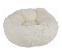 Coussin Rond pour Chien & Chat "Fluffy" 55cm Ecru