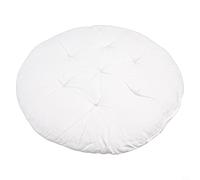 Coussin rond pour fauteuil suspendu pour terrasse et salon - Coussin d'assise en polyester avec rembourrage en coton PP 50 x 50 cm, ergonomique, pour intérieur et extérieur (H)