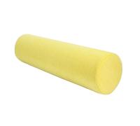 Coussin Rond pour lit, Oreiller de Corps Long pour Adultes Velours Canapé Cylindrique, Coussin Traversin pour lit, Canapé - Soutien du Cou et des Lombaires avec Housse Amovible(Yellow,15cm*70cm)