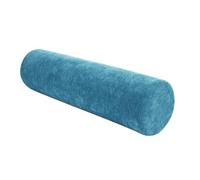 Coussin Rond pour lit, Oreiller de Corps Long pour Adultes Velours Canapé Cylindrique, Coussin Traversin pour lit, Canapé - Soutien du Cou et des Lombaires avec Housse Amovible(Blue,12cm*40cm)