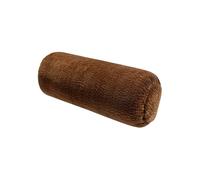 Coussin rouleau 50x23 cm Chenille 3D Marron moyen BAGGY