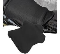 Coussin Selle Moto Gel, Coussin de Siège Moto Universel Housse de Siège de Moto Respirante Noir Housse de Siège de Protection en de x 31 x 3 cm