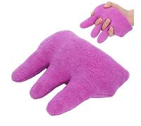 Coussin séparateur de doigts avec bande élastique, coussin d'exercice | Épandeur de doigts en tissu éponge, coussinet de préhension à sangle élastique, soulagement des contractures de la main