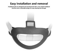 Coussin serre-tête pour Oculus Quest 2, accessoire de fixation antidérapant, léger et respirant, pour casques VR professionnels