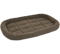 Coussin Sherpa Rectangulaire Brun 116x69x8cm