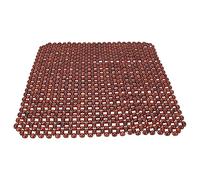 Coussin Siège Auto Bois Perles, Housse Rafraîchissante | Breathable, Confortable, Ne Se Déforme Pas Voiture, Camion, Bureau Couleur Café