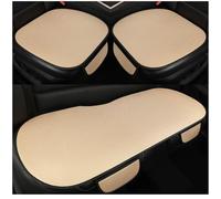 Coussin Siège Auto pour BYD Dolphin 2021-2024, Soie Glacée Maille 3D Respirante Coussin de Siège Poche Avant,Beige Front and Back