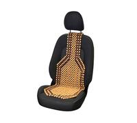 Carpoint Couvre‑siège à billes de bois Universel Camel/Noir
