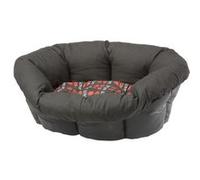 Ferplast Rembourrage de rechange pour niches chiens et chats, lavable réglable 52×39×21 cm Gris XXS