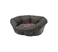 Ferplast Coussin pour Panier Chien et Chat Sofa' 6 en Coton, Coussin Rembourré pour Lit Chien Chat, Remplacement pour Corbeille Plastique, Lavable, 73 x 55 x h 27 cm, Taupe