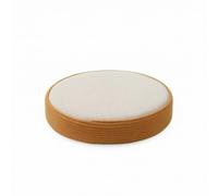 Coussin Sol Rond Naturel Pouf Rond , Diamètre 50 Cm, Hauteur 10 Cm , Café | Tissé, Épais, Coussin Sol Tressé, pour Salon, Adultes