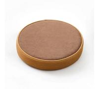 Coussin Sol Rond Naturel Pouf Rond , Diamètre 60 Cm, Hauteur 10 Cm , Café | Tissé, Épais, Coussin Sol Tressé, pour Salon, Adultes
