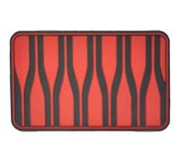 Coussin Sol Voiture Gel Silice Tapis Pied Talon Patch Pédale Pvc Noir Imperméable Antidérapant Accessoires D'intérieur Universels Cache-pédale Accélérateur Frein(1pcs red)