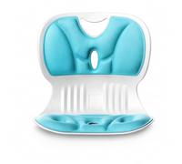 Coussin Soutien Lombaire en Mousse à Mémoire Forme pour Réduire les Douleurs Dorsales Améliorer la Posture Assise pour Travailleurs Étudiants, Grand, 36x30x32cm