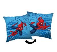 Coussin Marvel Spider-Man 40 x 40 cm - Coussin décoratif doux bleu pour chambre d'enfant, canapé ou cadeau - Licence officielle Superhero Home Decor - Accessoire de chambre de garçon