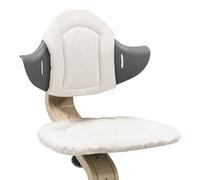 Coussin Stokke Nomi, Grey Sand - Ajoute douceur et confort à la chaise-haute Nomi - Facile à installer et à retirer - Pour les enfants de 6 mois et plus - Lavable en machine