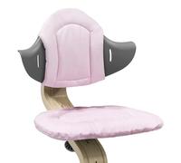Coussin Stokke Nomi, Gris Rose - Ajoute douceur et confort à la chaise-haute Nomi - Facile à installer et à retirer - Pour les enfants de 6 mois et plus - Lavable en machine