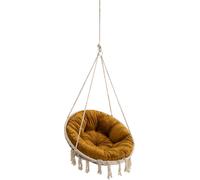 Coussin "Stork House" - Ø 92 cm - pour fauteuil et siège suspendu - Velvet, doux & élégant | Coussins, Lavable Support, Rond, Swing, Balançoire | PillowPrim