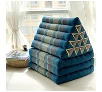 Coussin ThaïLandais à Trois Volets,Matelas De Sol Pliable,Futon Japonais Pliable 1 Place,Lit Avec Triangulaire,SièGe MéDitation Et Tapis Massage,Garnissage En Kapok,Lit D'Appoint Au Sol(180*55*40cm,M)