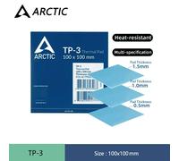 Coussin thermique ARCTIC TP-3 100x100mm, à appliquer sur les GPU et CPU pour combler les lacunes, coussin en silicone pour refroidissement du dissipateur thermique, coussin thermique d'origine 100X100
